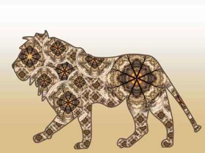 Mandala-Löwe – Bild 2
