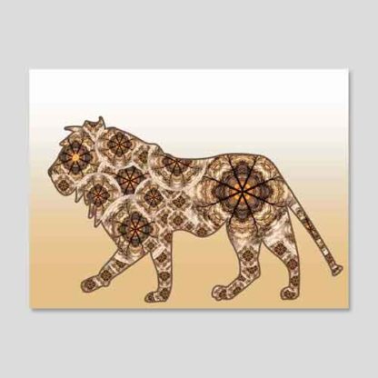Mandala-Löwe