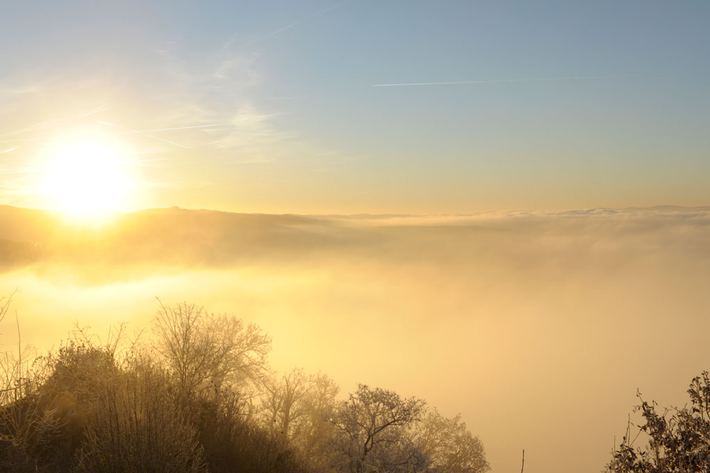 Sonnenaufgang-Drachenfels