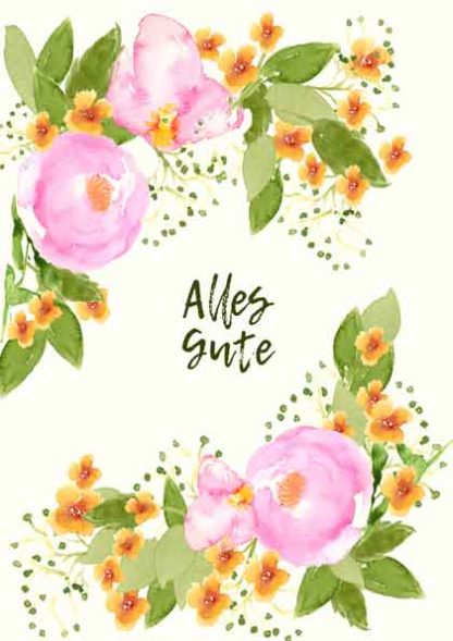 POSTKARTEN-SET 3 "Aquarell-Grüße" 9 Stück – Bild 11