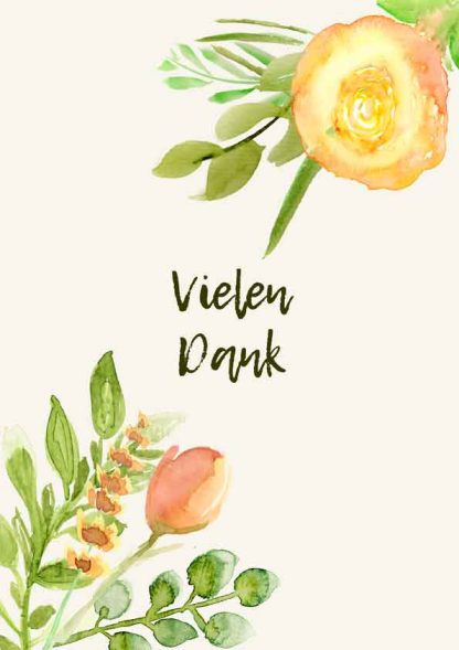 POSTKARTEN-SET 3 "Aquarell-Grüße" 9 Stück – Bild 3
