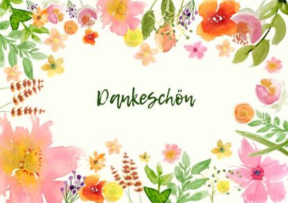 POSTKARTEN-SET 3 "Aquarell-Grüße" 9 Stück – Bild 10