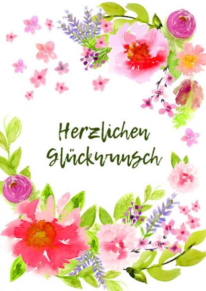 POSTKARTEN-SET 3 "Aquarell-Grüße" 9 Stück – Bild 5