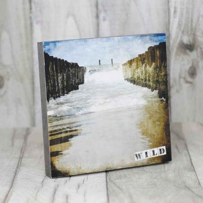 "Wild" Vintage-Bildbearbeitung auf MDF-Holzplatte – Bild 2