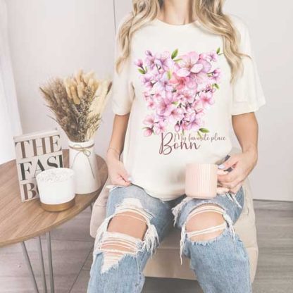 Bonn - My Favorite Place- Premium Unisex Crewneck T-shirt | Bella + Canvas 3001