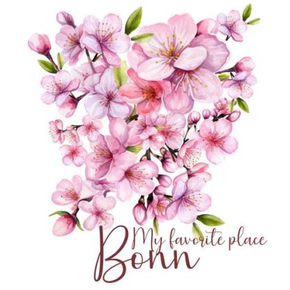 Bonn - My Favorite Place- Premium Unisex Crewneck T-shirt | Bella + Canvas 3001 – Bild 3