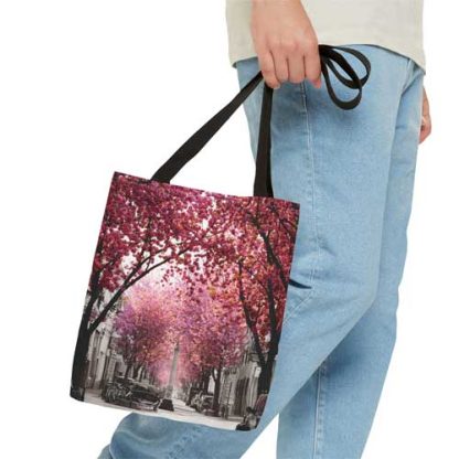 Tote Bag - Kirschblütenstrasse Bonn - Beidseitig bedruckte Umhängetasche – Bild 4