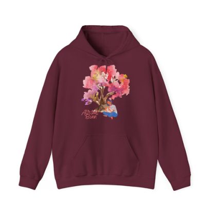 Altstadt Bonn Aquarell Regenbogen Baum Hoodie Unisex Sweatshirt for Comfortable Sweatshirt Gildan 18500 – Bild 6