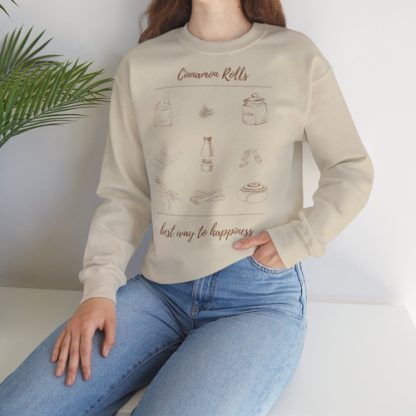 Cinnamon Rolls - Design - classic Unisex Crewneck Sweatshirt - Gildan 18000 - fine line asthetic graphic - for baking lover – Bild 9