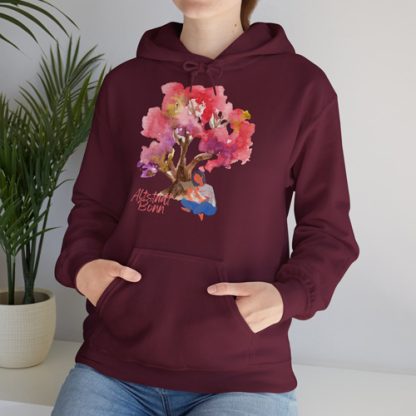 Altstadt Bonn Aquarell Regenbogen Baum Hoodie Unisex Sweatshirt for Comfortable Sweatshirt Gildan 18500